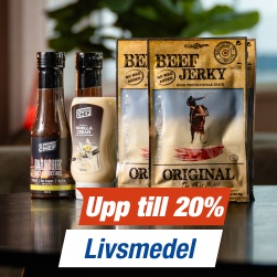 Upp till 20% p� livsmedel